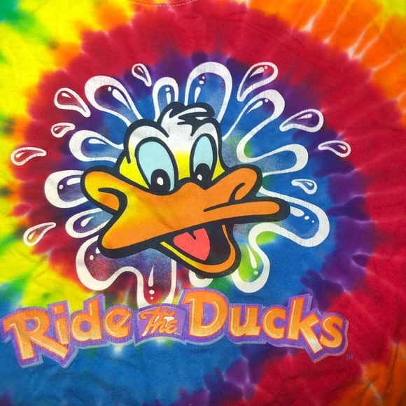 Ride the ducks tie dye shirt - Picture 2 of 5